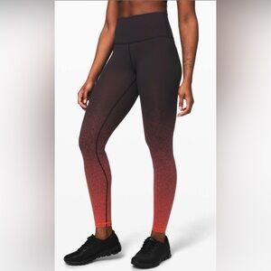 Lululemon Wunder Under HR Ombre Speckle Leggings Size 4